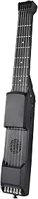 Guitarra Elétrica Inteligente 7 Tronts Guitarra de Viagem Portátil com Função MIDI Sintonizador Digital Metrônomo Digital Capo para Iniciantes Viagem Preto 20,8 Polegadas