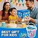 Magic Water Elf Toy Kit, DIY Stern-& Herz-Flasche, Aqua Gelz Set mit 18 Formen, 100ml Gels, 5L Eimer, Glitzer, Pompons, Weihnachten & Geburtstag Geschenk, Kreatives Bastelset für Kinder ab 5 6 7 Jahre