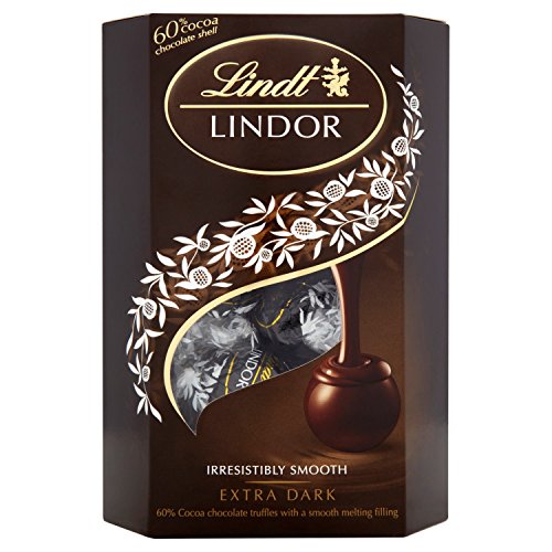 Lindt Lindor Extra Dark Chocolate Truffles Box, 200g