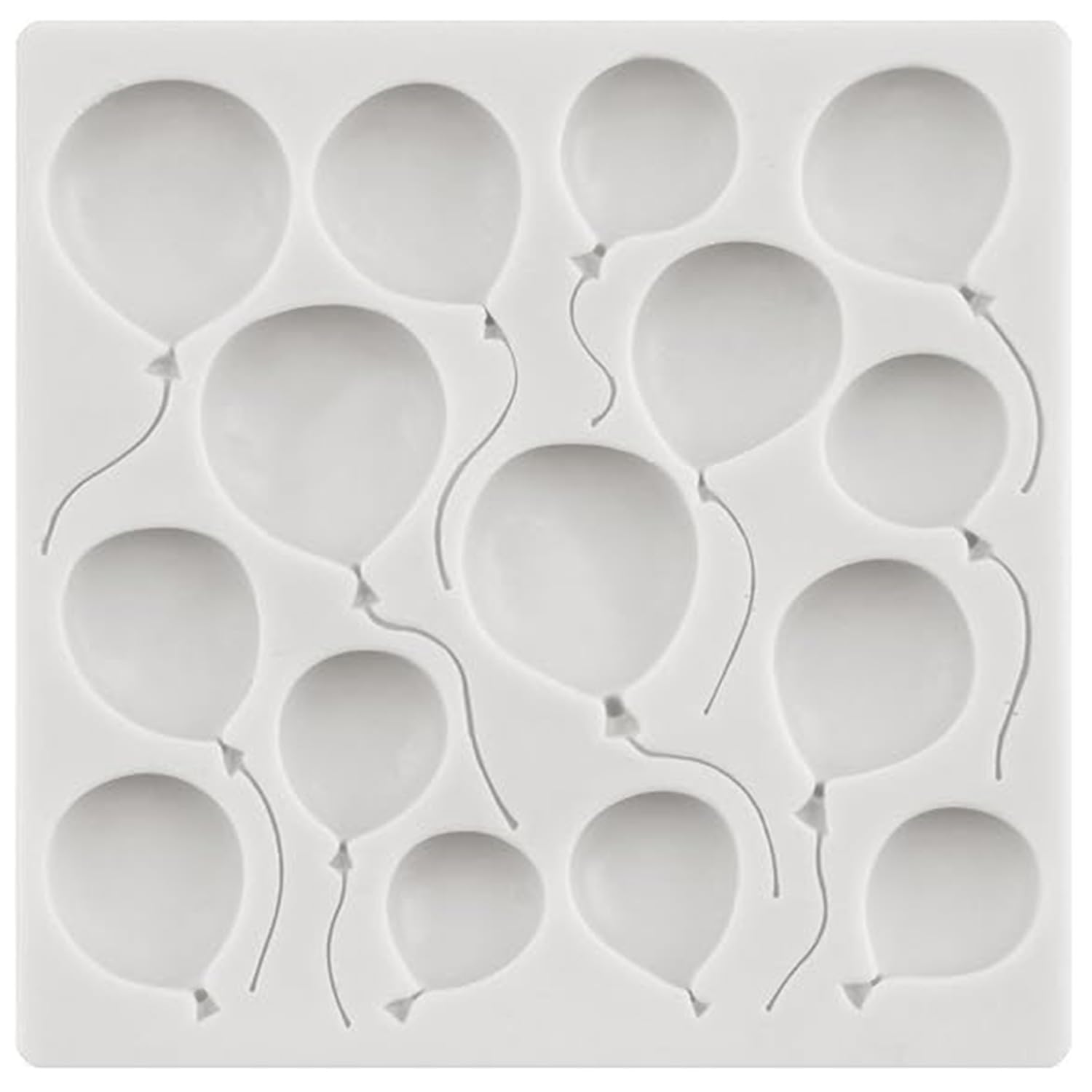 Luftballon Silikonform Für Fondant - Backformen Für Kuchen & Schokolade