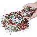 Produktbild Longsing Weihnachten Konfetti, Tisch Konfetti Dekoration Schneeflocke Santa Frohe Weihnachten Rentier Tisch Konfetti für Weihnachtsdekoration 100g
