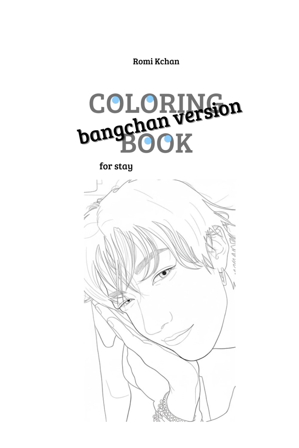 Stray Kids Karma Coloring Book - Bangchan Version: Photocard coloring book