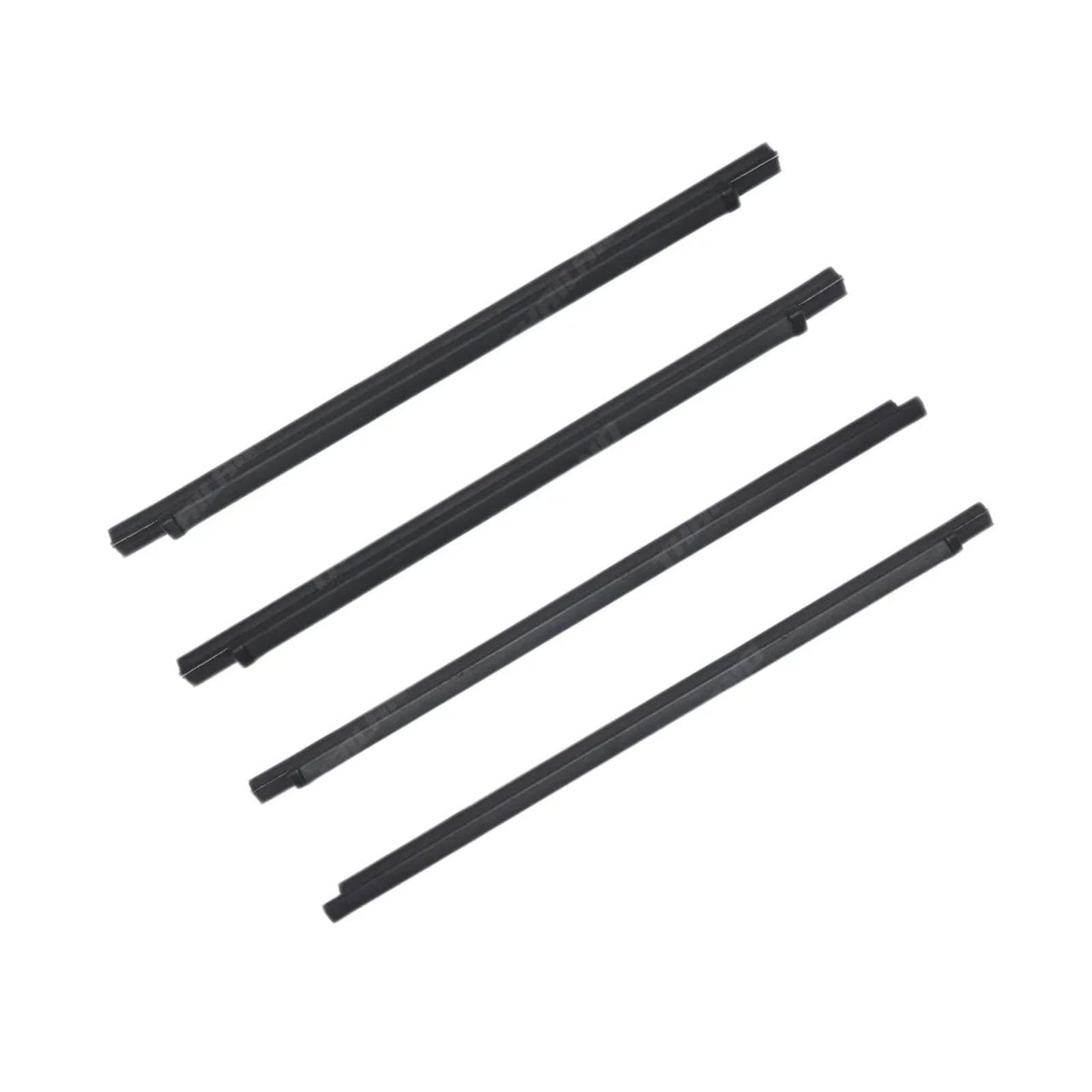 Sifusm One Color Rubber Seal 4Pcs Outdoor Car Window Weatherstrip Black Window Moulding Trim For Toyota For Hilux 1998-2005 2004 2003 2002 Strip