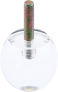 4pcs 2 Inch Height Clear Acrylic Funiture Legs, 2.29 Inch Diameter