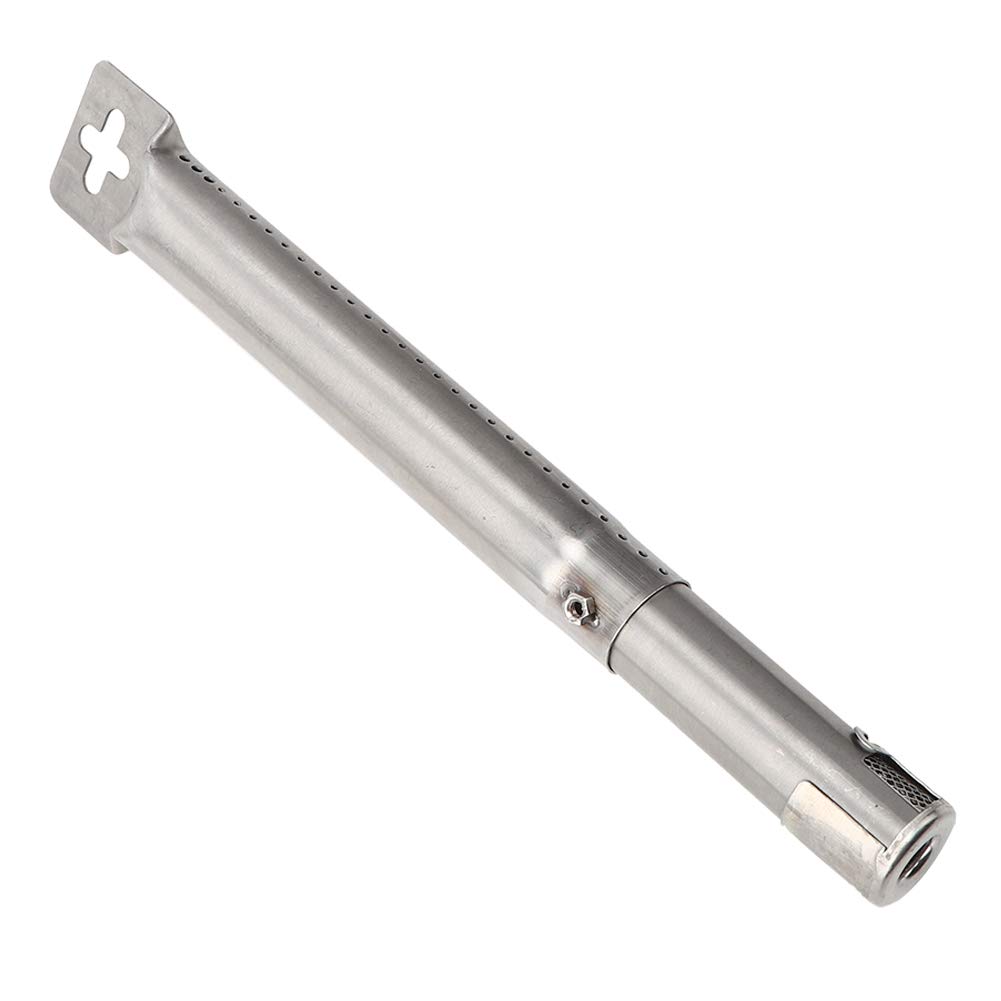 SIXRUN 4 Piezas Quemadores de Pipa para Barbacoa Tubo de Parrilla de Acero Inoxidable Ajustable Piezas de Repuesto Telescópicas de 30,5 a 44,5 Cm para Parrillas de Barbacoa Al Aire Libre Cocina para