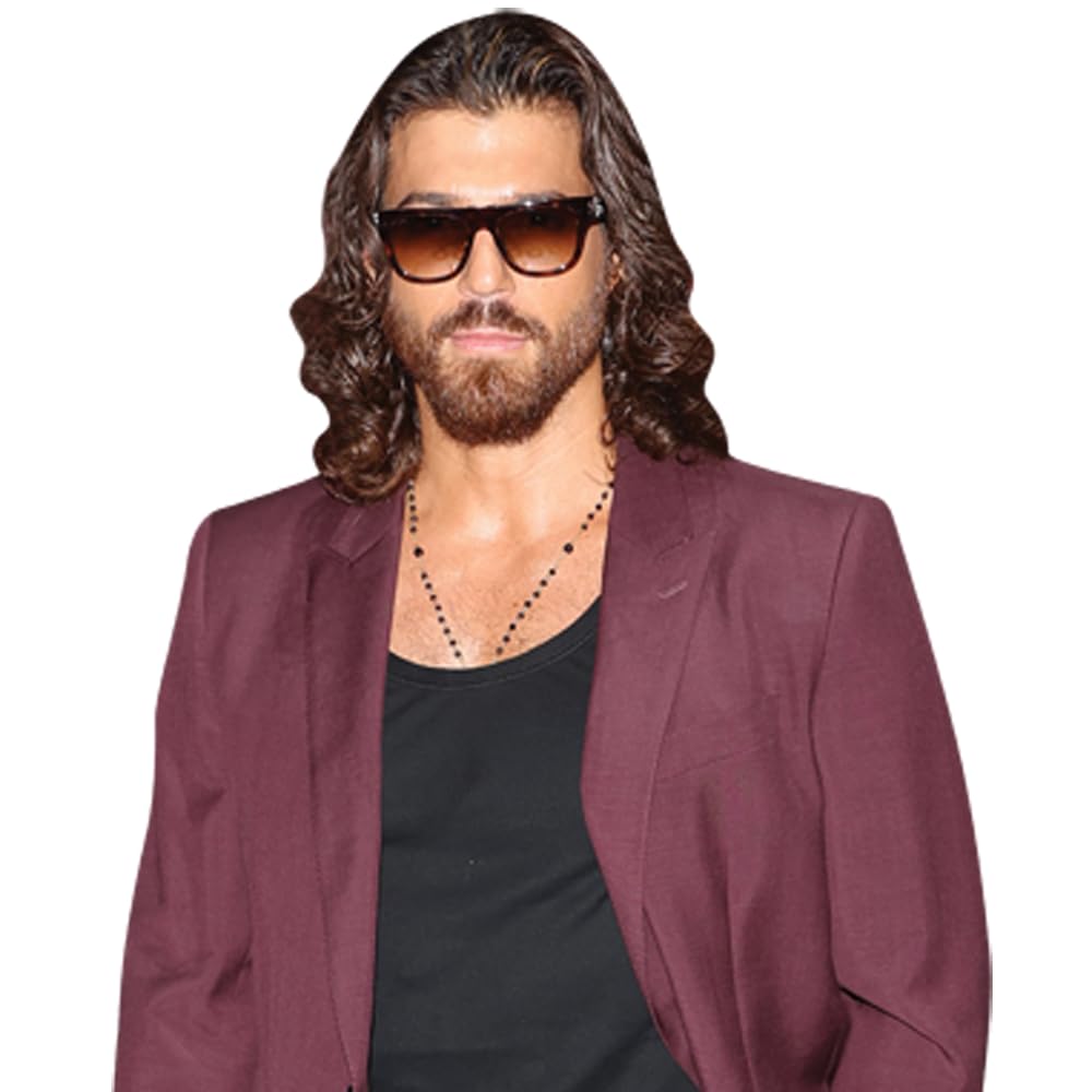 Can Yaman (Burgundy Suit) Half Body Buddy Cutout