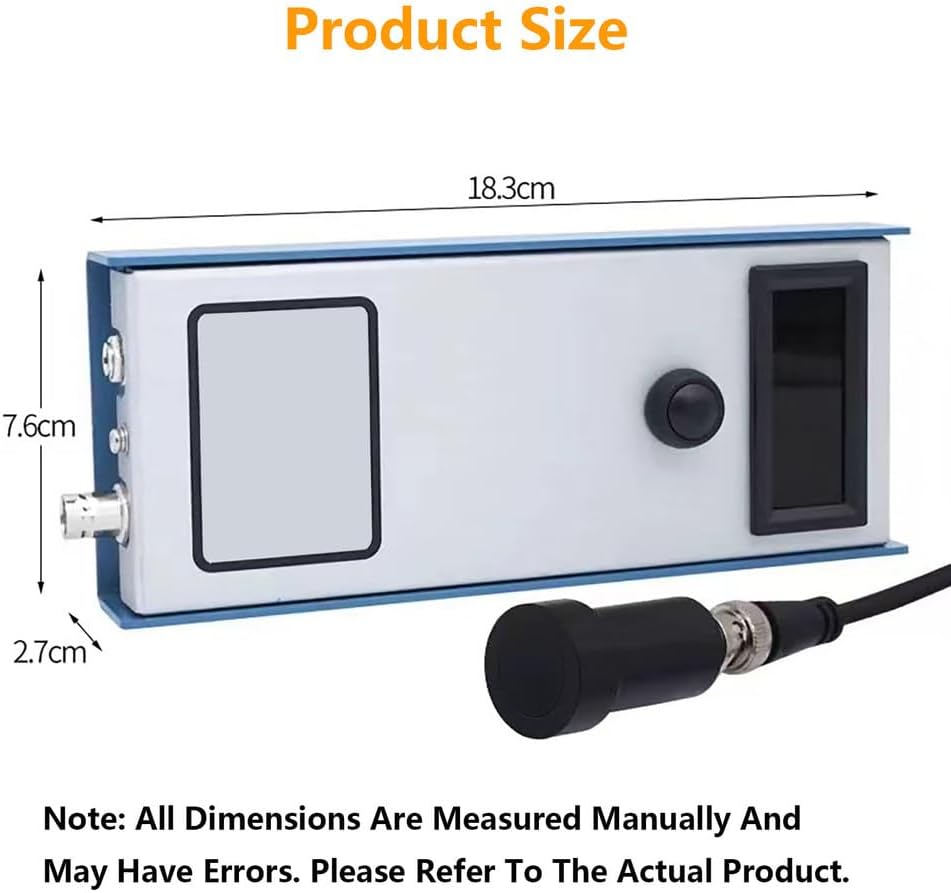 Back Fat Measure Tester - Veterinary Backfat Measurement Device, Livestock Pig Back Fat Thickness Meter, 1-3 Layer Fat Thickness, 4-35mm Range, Measurement Time <10s, for Farms