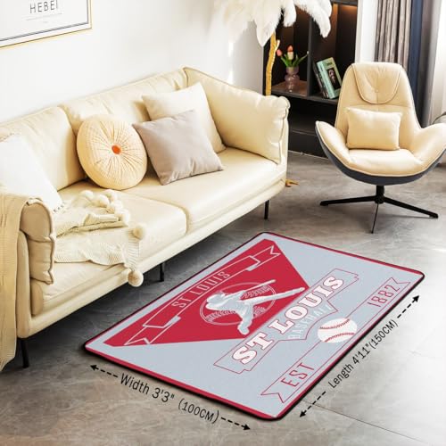Tapete Feelyou Boys Baseball 99x150 cm Polipropileno miniatura 3