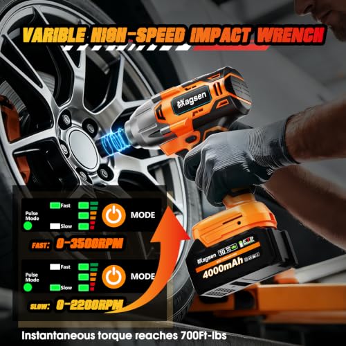 MAGSEN Cordless High Torque Impact Wrench