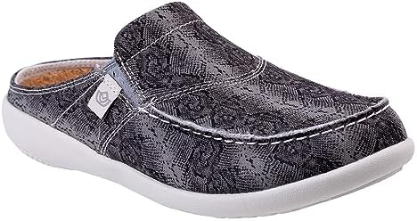 Spenco Women's Siesta Snake Clog, Black, 9.5 Wide | Image 6