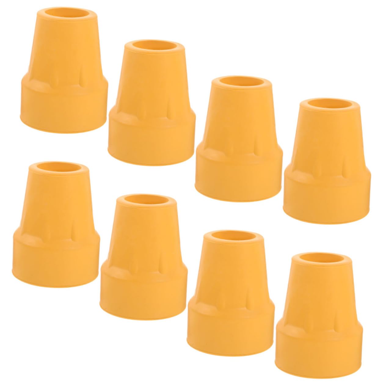 TOVINANNA Cane Tips for Men's Walking Stick 8pcs Crutch Pads Anti-Slip Cane Foot Protectors Replacement