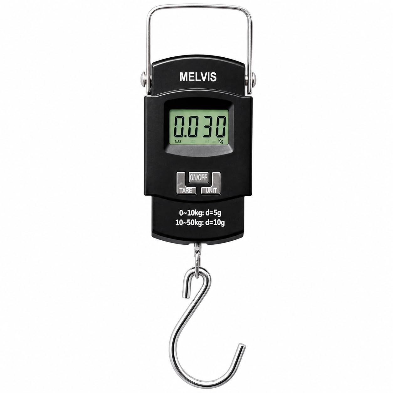 MELVIS Digital Luggage Scale, High Accuracy 50kg/110lb Portable Handheld Electronic Weight Scale with Backlit LCD for Suitcases, Travel, Fishing & Home Use-image-45