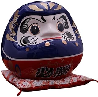 Daruma Doll - Good Luck & Well Wishes, Feng Shui Gifts, Feng Shui Decor, Japanese Dharma Doll, Japan Daruma, だるま(Blue)