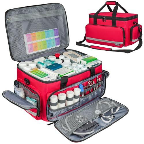 Sac Infirmiere Liberale,Malette Infirmiere Liberale Vide,Grand Sac Medical Rangement avec...