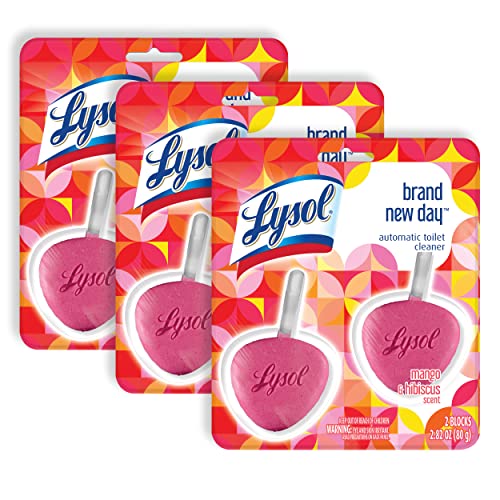 Product Image of the Lysol Automatic Toilet Bowl Cleaner - Mango & Hibiscus, 2 count (Pack of 3)