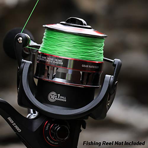 image for RUNCL PowerBraid Fishing Line, Durable Braided Line 8 Strands - Seamle