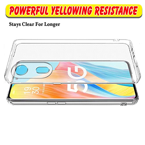 Image of Amazon Brand- Solimo Mobile Cover for Oppo A1 Pro 5G (Soft & Shockproof Back Case with inbuilt Cushioned Edges), Transparent