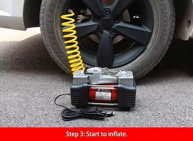 Image of 1pc Professional Brass Tire Valve Chuck with Quick-Release Clamp, Heavy-Duty Air Inflator Pump Connector for Car, Truck, Motorcycle Wheels Pump Valve Clip Clamp Connector Adapter