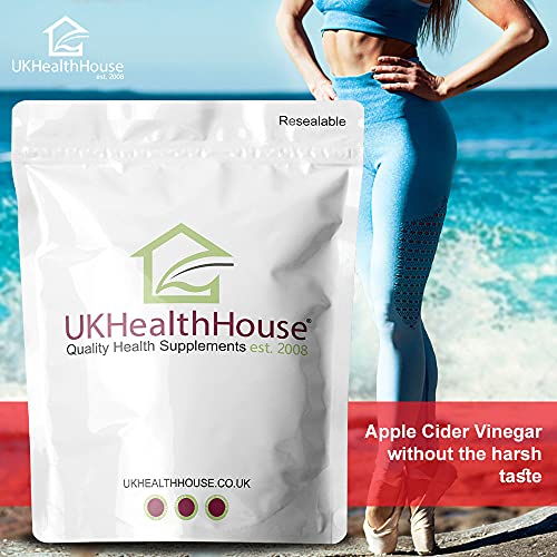 UKHealthHouse Apple Cider Vinegar Tablets - 500mg - High Strength - Vegan Supplements - Weight Loss - Keto Diet Friendly UK Health House (90) - Image 5
