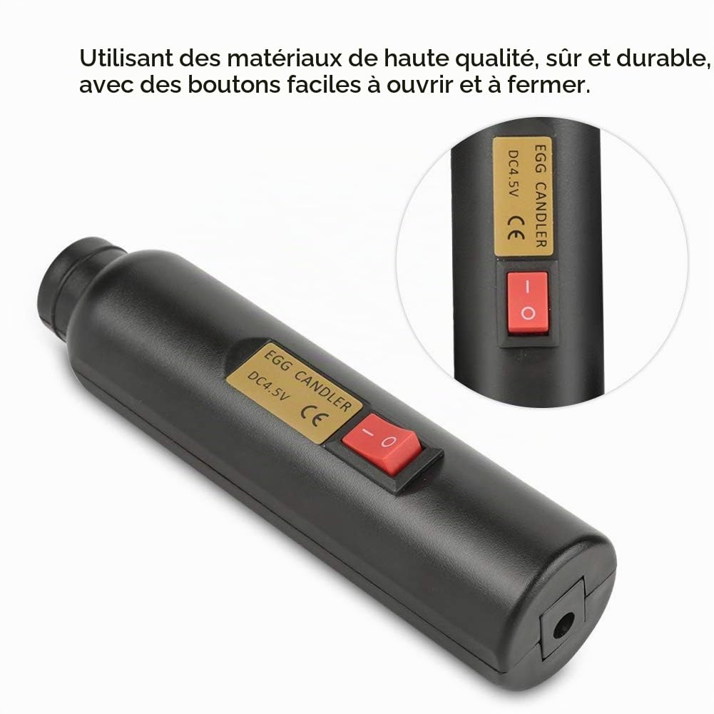 ZJchao Testeur d'œufs LED / bougie à œufs LED haute intensité pour surveiller l'incubateur d'œufs couveuse éclosion de poulet