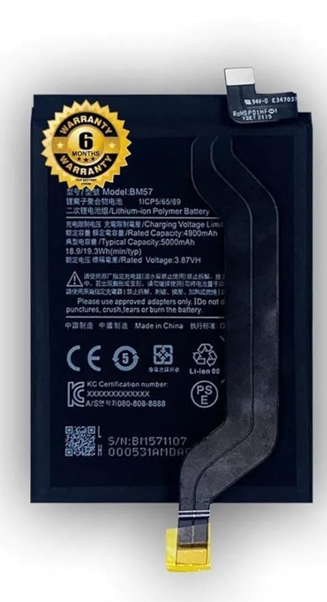 Image of Original BM57 Battery for Redmi Note 10 Pro /Poco X3 GT BM57 Battery with 6 Month Warranty** (Sep2)