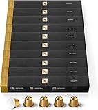 NESPRESSO ORIGINAL Volluto, Espresso mit mittlerer Röstung, Kompatibel mit ORIGINAL Kaffeemaschinen, Kapsel Set aus 100 Kaffeekapseln