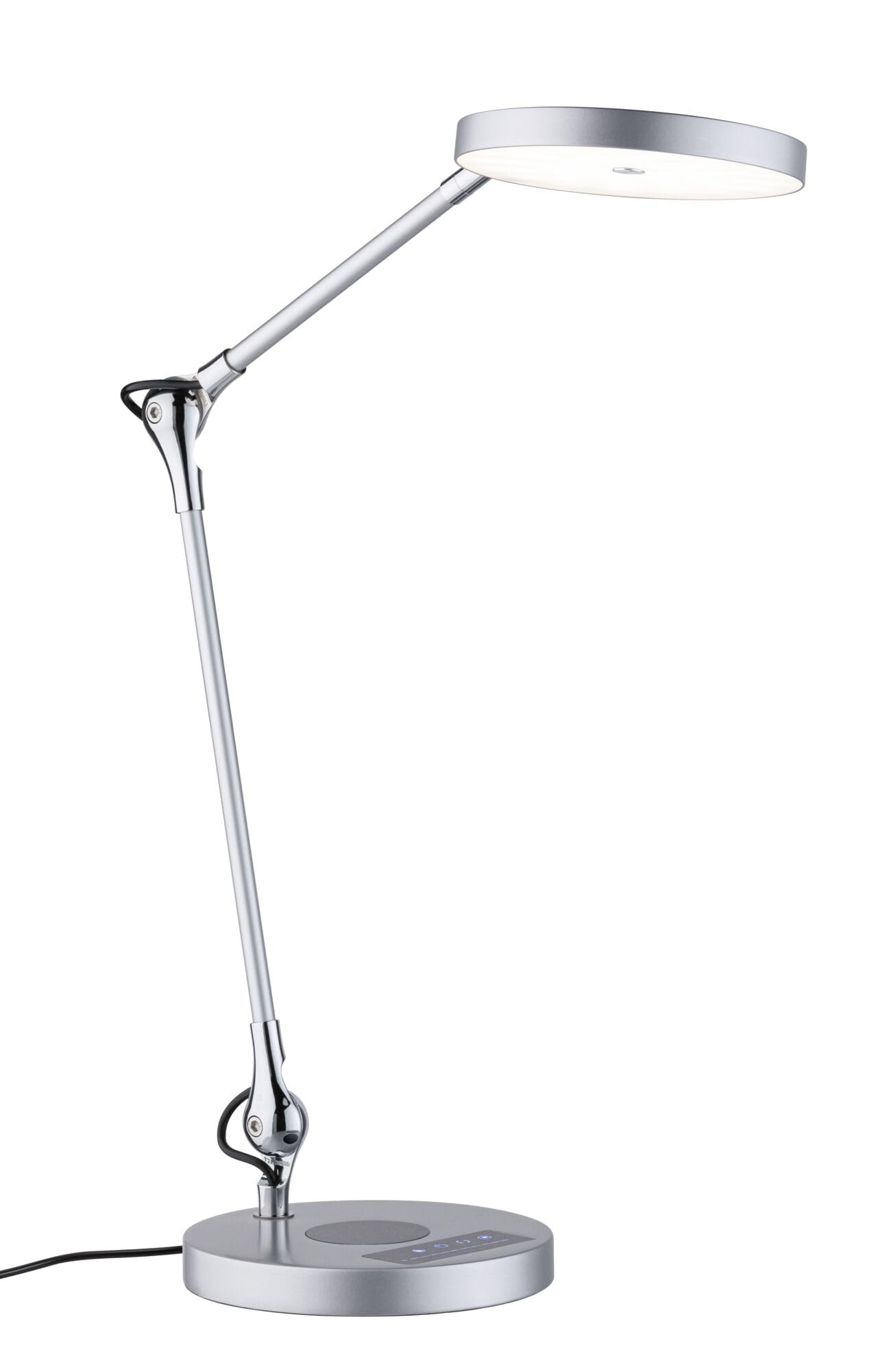 Paulmann LED Schreibtischleuchte Numis White Switch 1000lm 11W Silber 78014