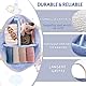 Baby Windel Caddy Korb, Wickeltasche Organizer, Wickelkorb Organizer mit Wechselbaren Fächern & Griffen, Tragbarer Aufbewahrungskorb für den Wickeltisch, Baumwollseilkorb für Babyparty Geschenke
