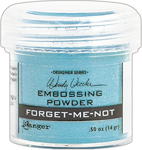 Ranger WEP48039 Wendy Vecchi Embossing Powder .50 oz, Forget-Me-Not