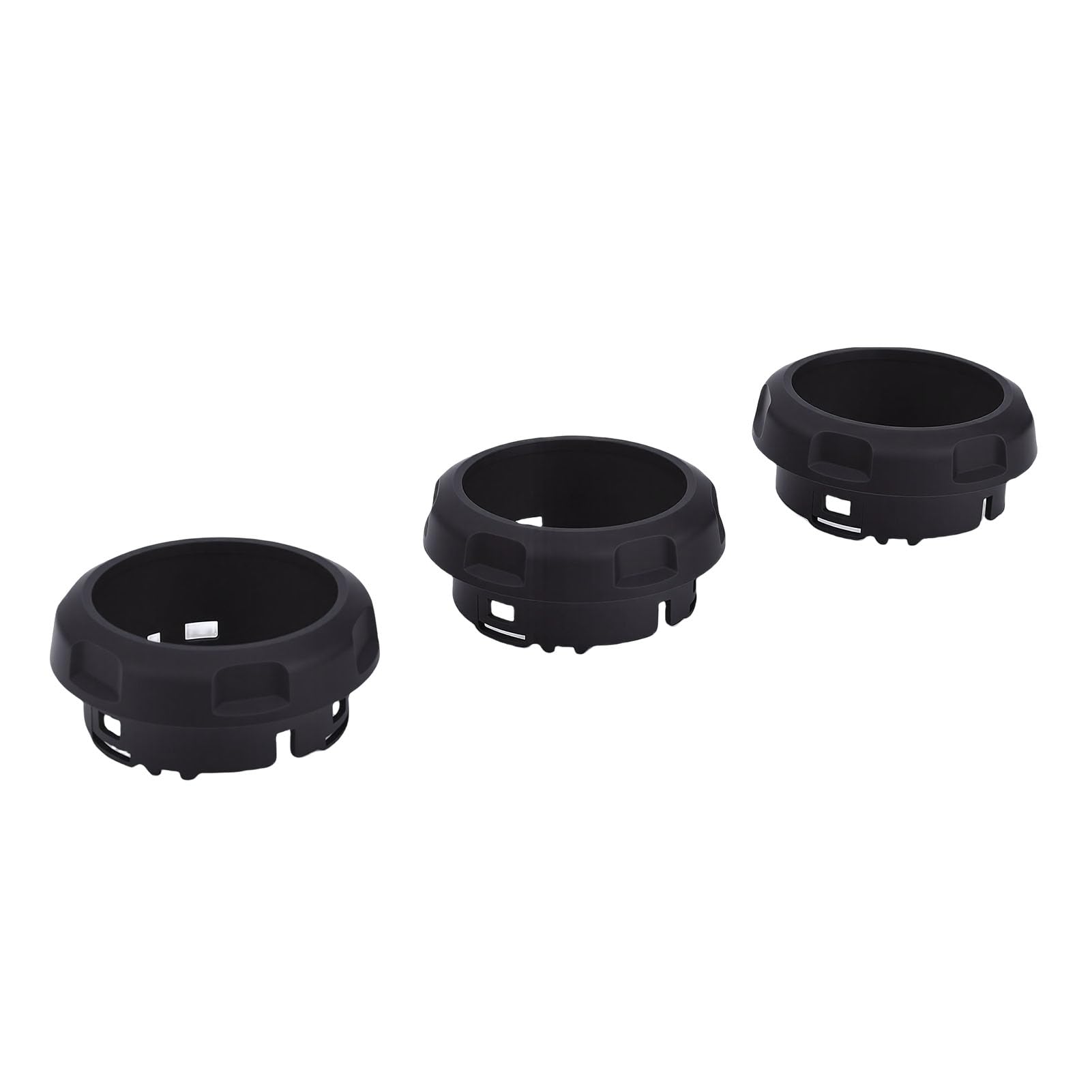 Jiawu 3PCS Air Conditioner Switch Button Knob Cover, AC Volume Control Knob Trim Auto Accessories Replacement for Sport 4 2009 to 2013, Replaces LR029591