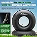 AR-PRO (2 Packs 20x8.00-8, 20x8-8, 20x10.00-8, 20x10-8 Inner Tube Replacement with TR-4 Straight Valve Stem for Mower/Tractor/Golf Cart/Garden Trailer and More
