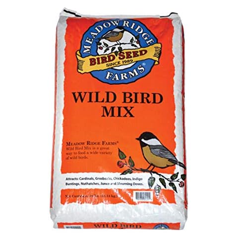 Meadow Ridge Farms Wild Bird Seed Mix, 40-Pound Bag Cover