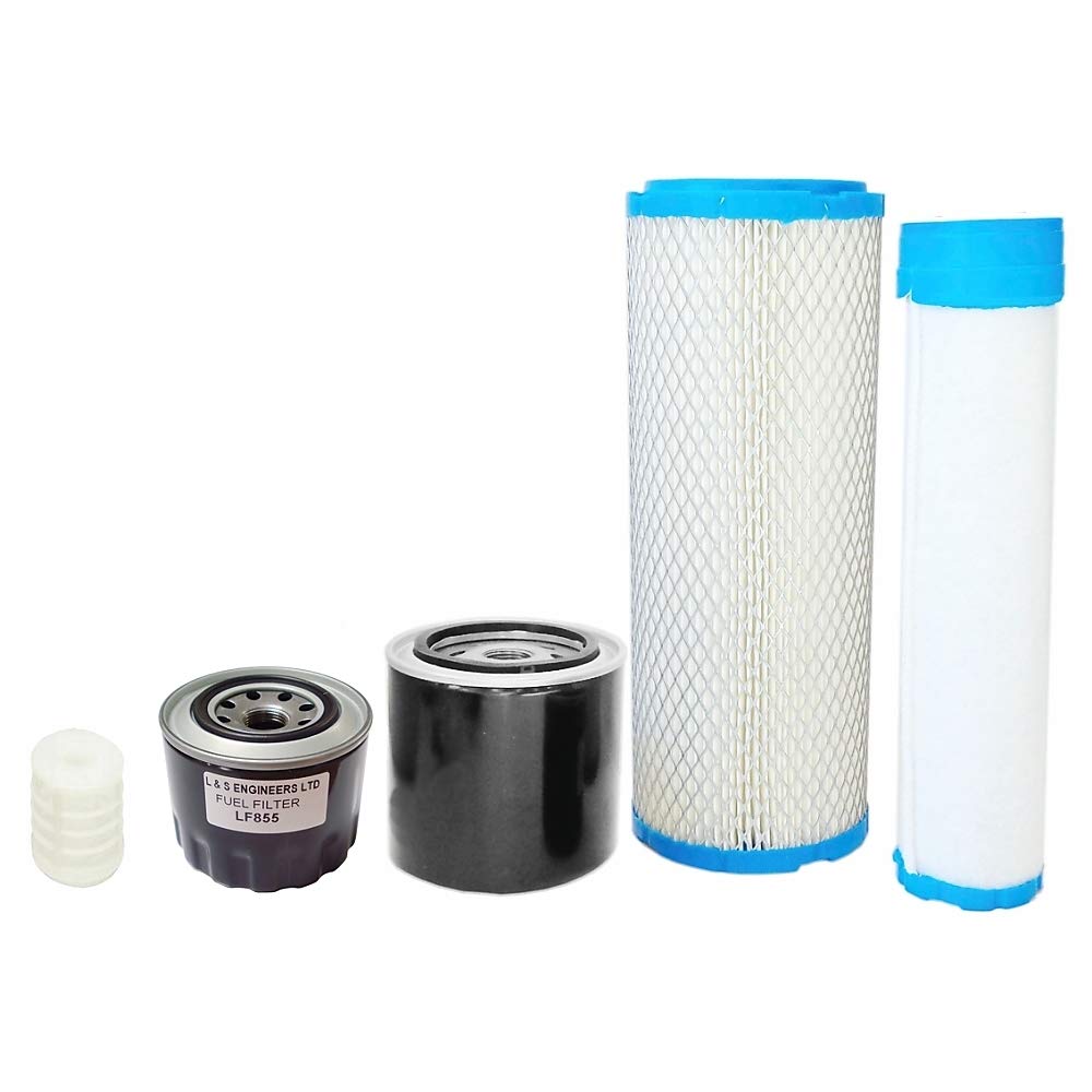L&S Engineers Filter Service Kit For Takeuchi Tb 145 (Yanmar 4Tnv88) Mini Excavators
