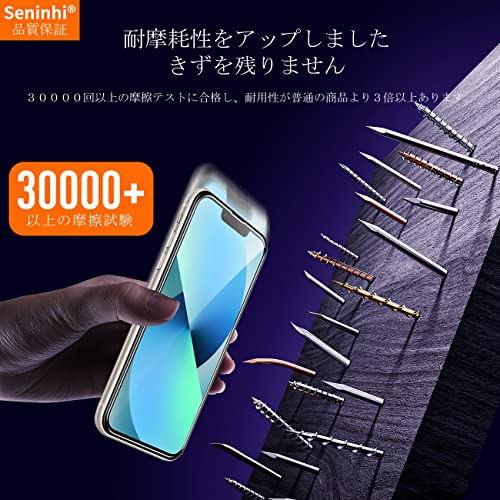 undefined 【2枚強化ガラス+2枚レンズ保護+ガイド枠】 iPhone 13 Mini ガラスフィルム ガイド枠付き iPhone13mini フィルム レンズフィルム 指紋防止 レンズ/液晶 保護フィルム 硬度9H 耐衝撃 飛散防止 自動吸着 気泡ゼロ ラウンドエッジ加工 超薄 超高質感 貼り付け簡単 SENTM-4AP13M-1 の商品画像 3