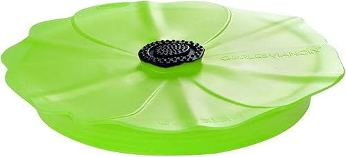 Charles Viancin - Tapa de silicona Poppy Pop para almacenamiento de alimentos - 11 pulgadas/11.0 in - Sello hermético en cualquier superficie lisa