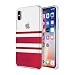 Incipio Technologies Apple iPhone X Kate Spade New York Protective Hardshell Case - Charlotte Stripe Red