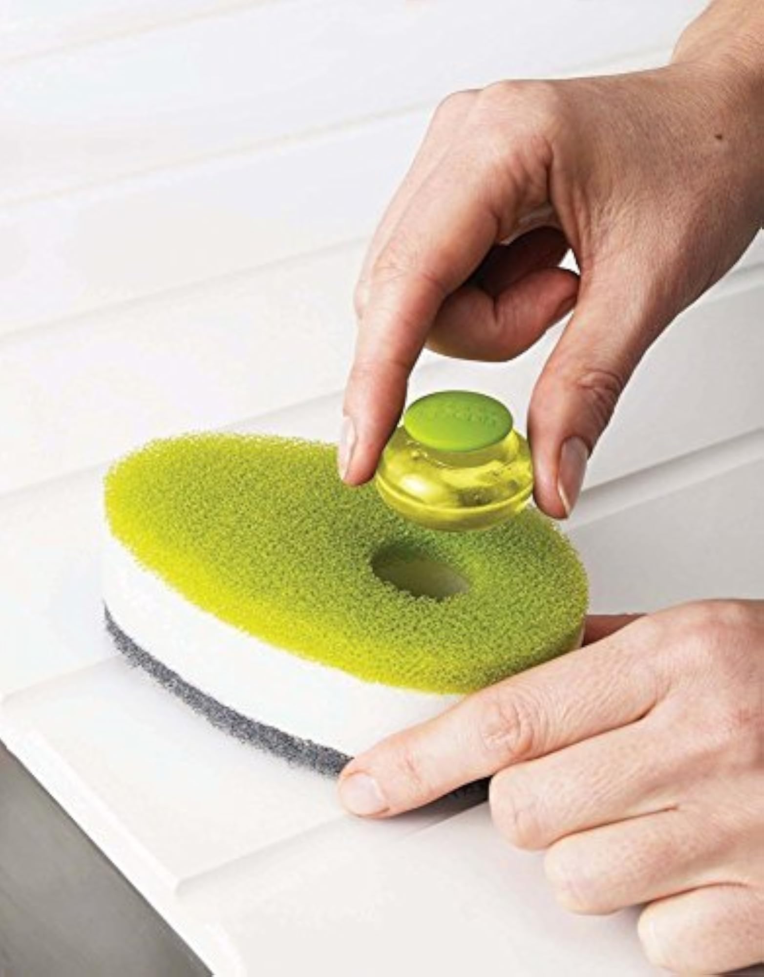 Triple Layer Soapy-Sponge Self Release Liquid