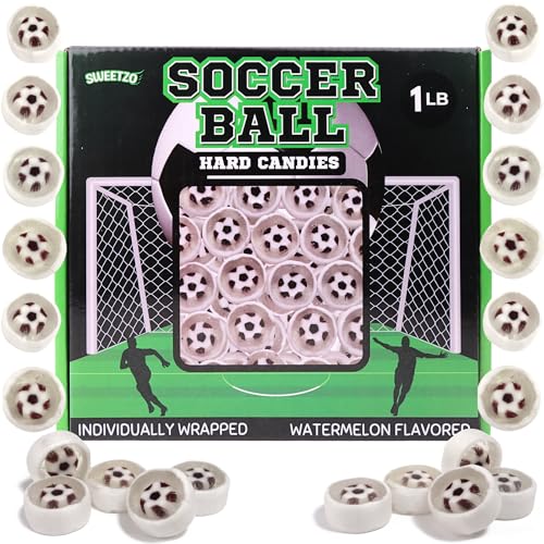 Soccer Ball Candy, 110 pcs, 1 lb Bulk Party Snacks