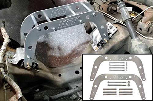 ICT Billet SBC Engine Mount OEM Location Alignment Tool Motor Frame Jig Tall Small Block Chevy Old & New Style Clamshell Mounts Designed & Manufactured in The USA 551707-SBC01