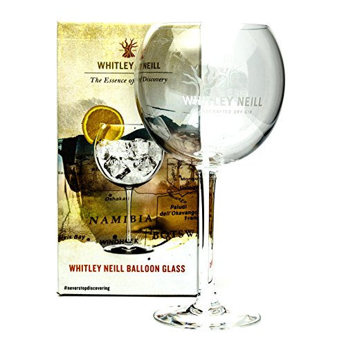 Whitley Neill Gin & Tonic/Vodka Balloon Goblet Glass Home Bar Pub Party Drinks Gift Present 70cl
