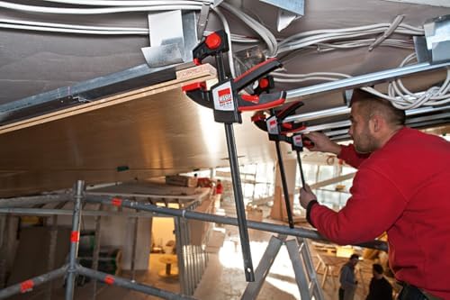 Image of BESSEY EZS Series 12. in Trigger Style Clamp, EZS30- 445 lb Clamping Force - Fast Acting One Hand Woodworking Clamps for Wood working, Carpentry, Home Improvement, DIY, Construction Projects
