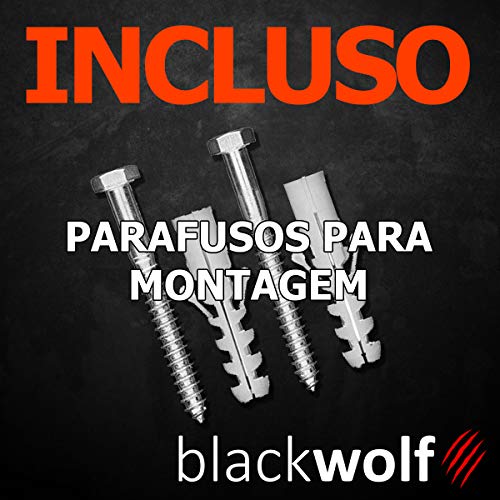 Kit Barra Mista 50 Cm + Barra Paralela Dip De Parede (Parafusos e Buchas Plásticas)