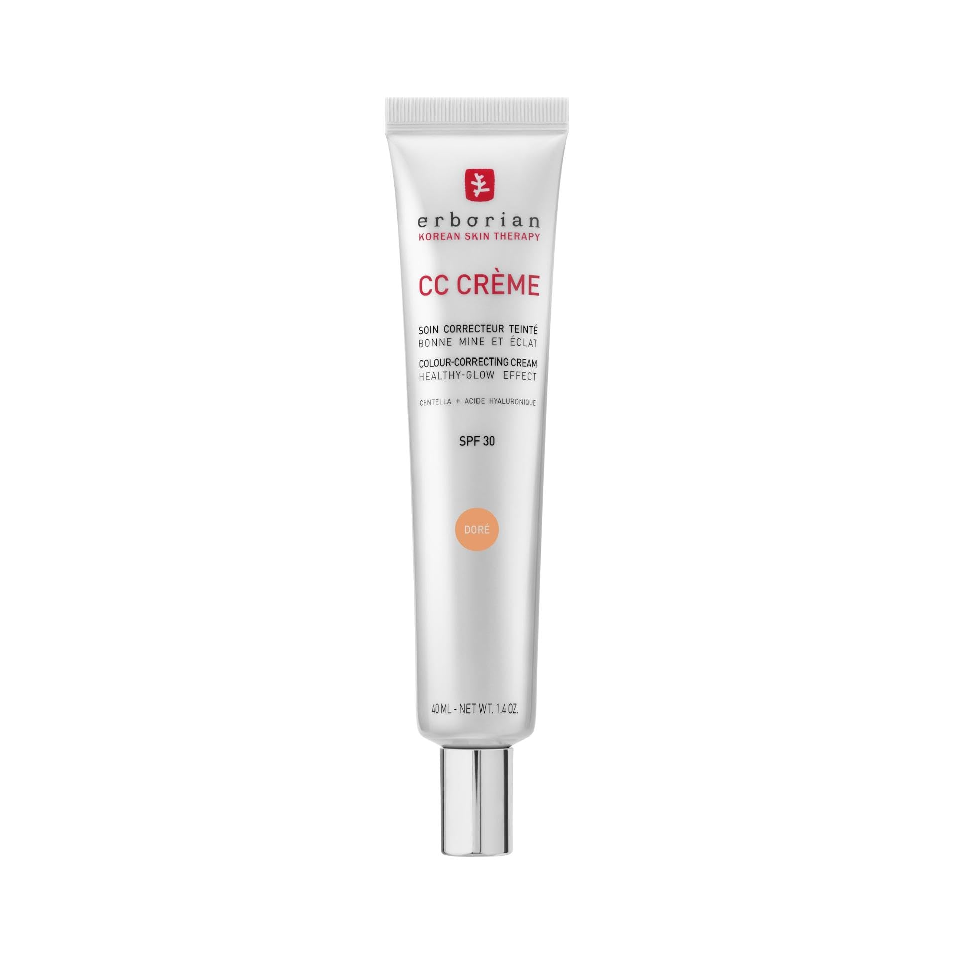 Erborian - CC Crème con Centella Asiática - Crema Facial Iluminadora de Alta Definición y Maquillaje - Protección Solar SPF 30 - Cosmética Coreana - 1