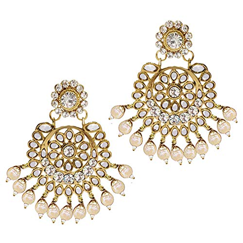 Image of Peora Ethnic Traditional Kundan Bridal Jewelry Set Gift for Women