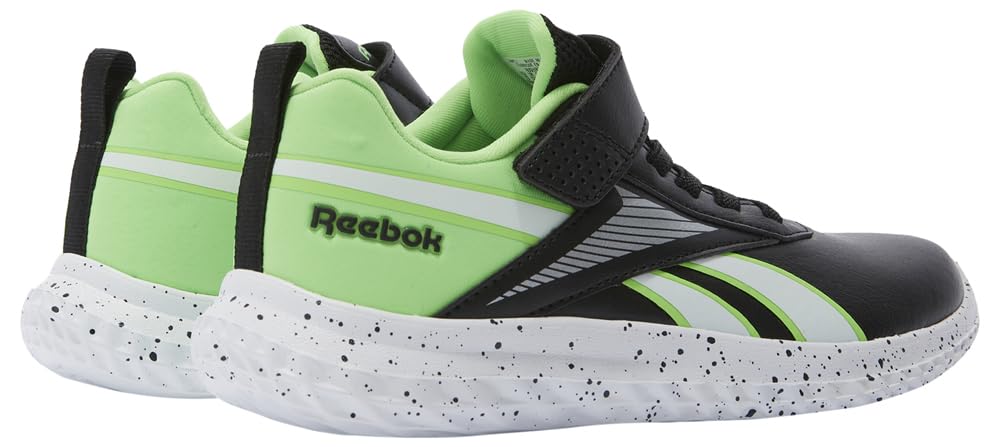Reebok Rush Runner Syn Elastic Lace & Top Strap, Sneaker Bambini e Ragazzi