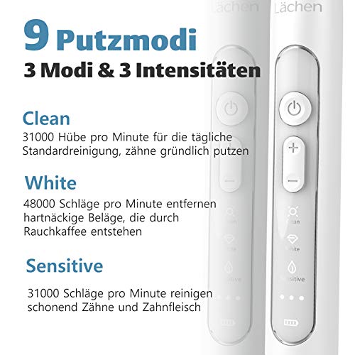 Elektrische Schallzahnbürste von Lächen mit Sonic-Technologie