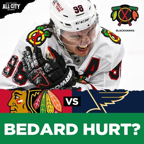 Page de couverture de BLACKHAWKS POSTGAME: Connor Bedard INJURED in Final Moments of Chicago Loss | CHGO Blackhawks