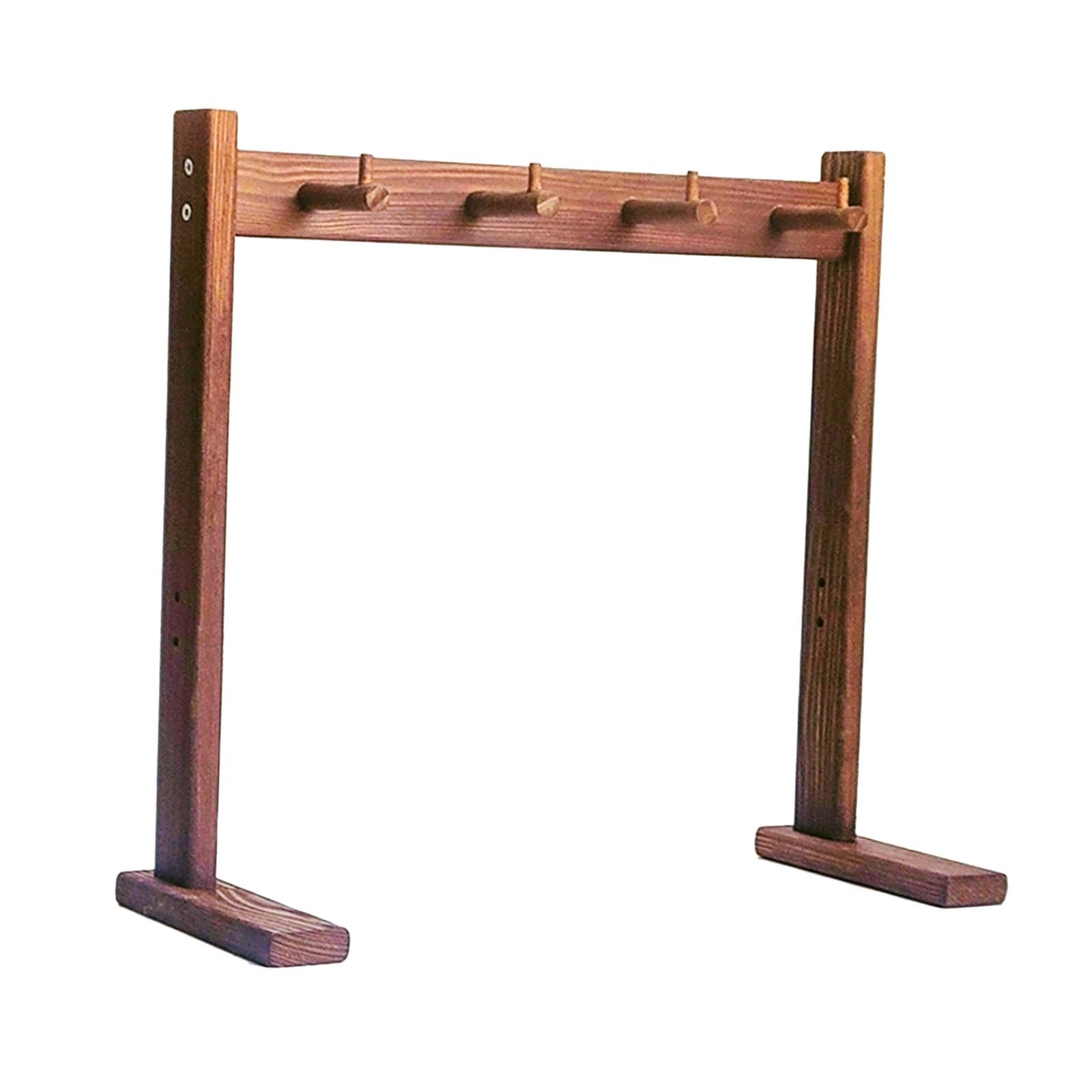 Colcolo Supporto per carillon a in legno, centrotavola da interno, elegante supporto sospeso per gong, per esposizione, camera da letto, sala da tè, S