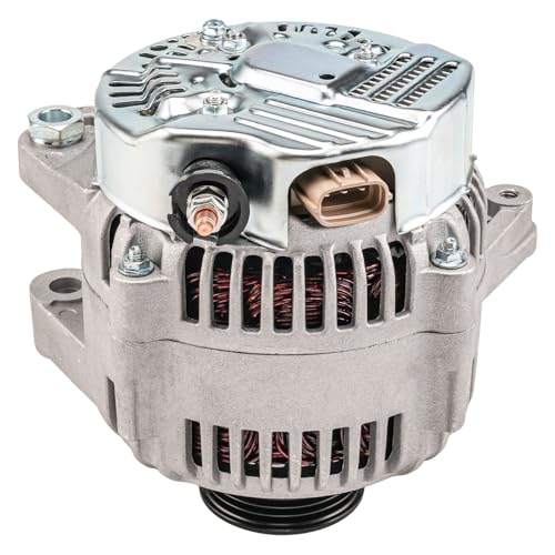Image of PHILTOP Alternator Compatible With Toyota for 1998-2003 Sienna (100 Amp) 13806N 12V CW 6-Groove Pulley | Replacement OE 90295596, 270602009084, 138068, 19134343, 270600A04084, 270600A040, 2706020090, 13806, 13806N