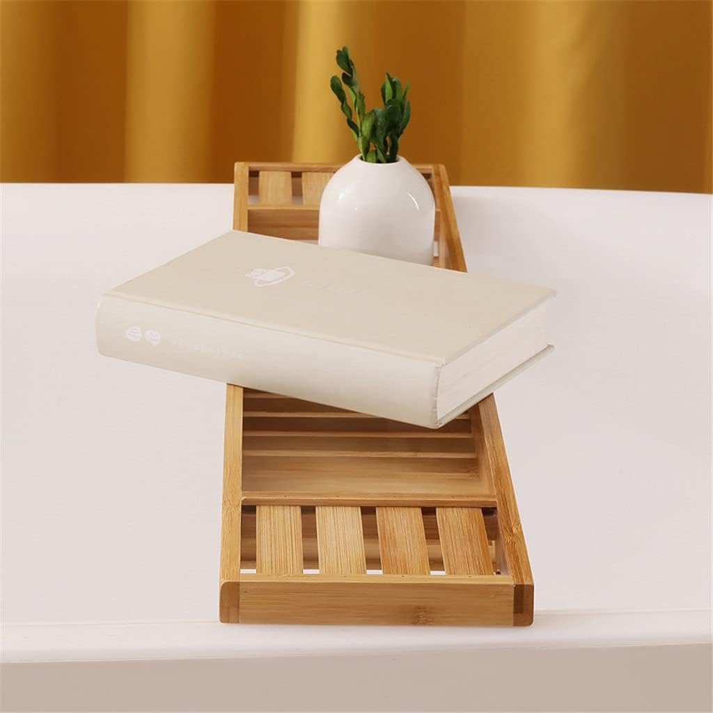 Household Minimalist Bathtub Rack Bathtub Part Bath Pillow Storage Board Bathroom Tray Bathtub Artifact(Style C)